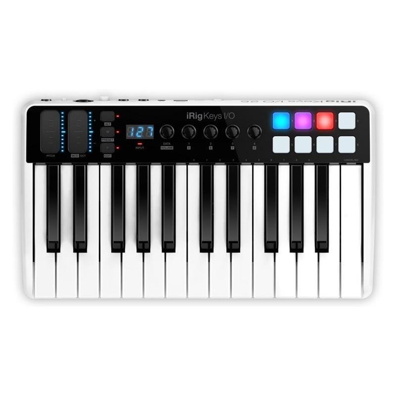 IK Multimedia iRig Keys I/O 25 Keyboard Controller with Audio Interface-MIDI Controller-IK Multimedia-Engadine Music