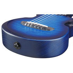 Ibanez AUP10FMNETBO Transparent Blue - 6 String Ukulele w/pickup