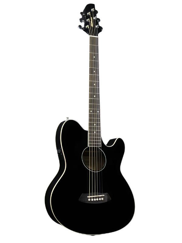 Ibanez TCY10E Talman Black Acoustic Electric Guitar
