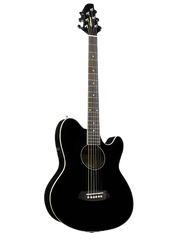 Ibanez TCY10E Talman Black Acoustic Electric Guitar