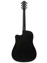Ibanez V44CEWK Weathered Black Open Pore Acoustic Electric Guitar