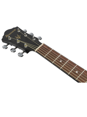 Ibanez V54NJPWK Weathered Black Open Pore Acoustic Electric Guitar