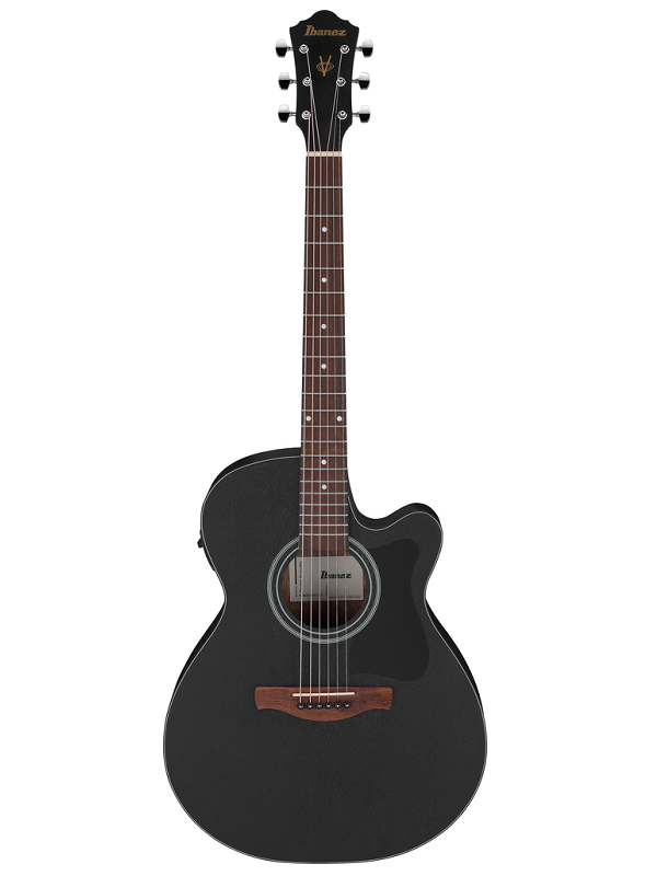 Ibanez VC44CEWK Black Open Pore Acoustic Electric Guitar