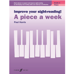 Improve Your Sight Reading! - A Piece a Week Piano Grade 1-Piano & Keyboard-Faber Music-Engadine Music