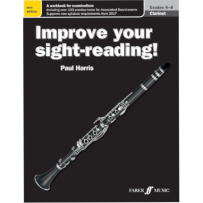 Improve Your Sight-Reading Clarinet - Grades 6-8-Woodwind-Faber Music-Engadine Music