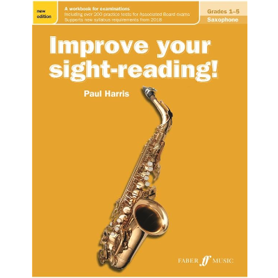 Improve Your Sight Reading - Saxophone Grades 1-5-Woodwind-Faber Music-Engadine Music