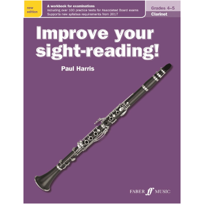 Improve your Sight Reading Clarinet - Grades 4-5-Woodwind-Faber Music-Engadine Music