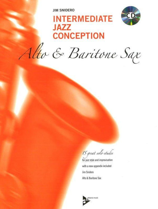 Intermediate Jazz Conception for Alto Saxophone-Woodwind-Advance Music-Engadine Music