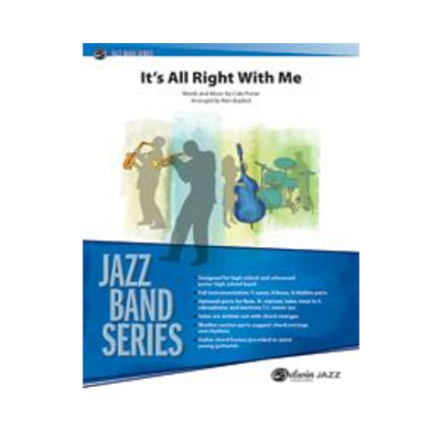 Its All Right With Me, Porter Arr. Alan Baylock Stage Band Chart Grade 3-Stage Band chart-Alfred-Engadine Music