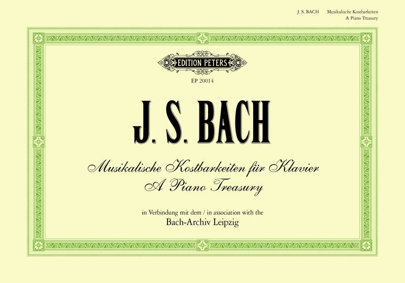 J. S. Bach: A Piano Treasury