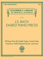 J.S. Bach - Easiest Piano Pieces-Piano & Keyboard-G. Schirmer, Inc.-Engadine Music