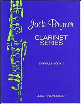 Jack Brymer Clarinet Series Difficult Book 1-Woodwind-Josef Weinberger-Engadine Music