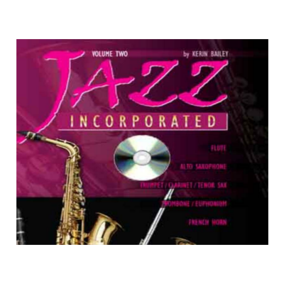 Jazz Incorporated 2 Backing CD-Woodwind/Brass Repertoire-Kerin Bailey Music-Engadine Music