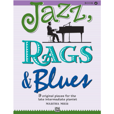 Jazz, Rags & Blues, Book 4-Piano & Keyboard-Alfred-Engadine Music