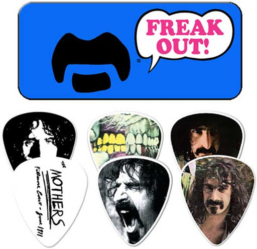 Jim Dunlop Frank Zappa Blue Pick Tin (6 Pack) Guitar Picks