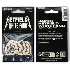 Jim Dunlop Hetfield's White Fang Custom Flow Player's Pick Pack