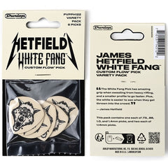 Jim Dunlop Hetfield's White Fang Custom Flow Variety Pick Pack