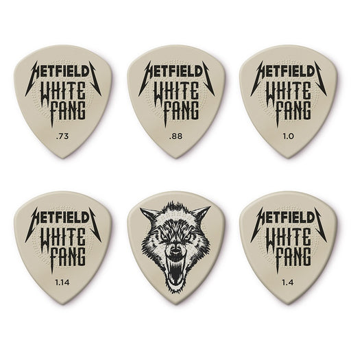 Jim Dunlop Hetfield's White Fang Custom Flow Variety Pick Pack