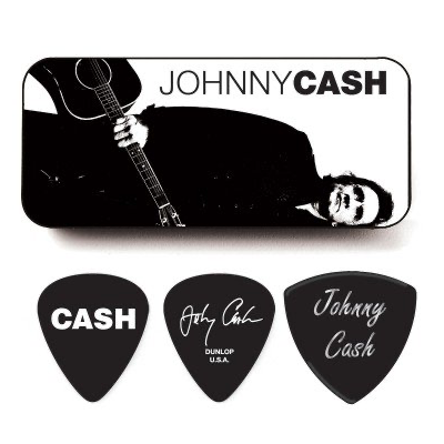 Jim Dunlop JT102 Johnny Cash Pick Tin Picks