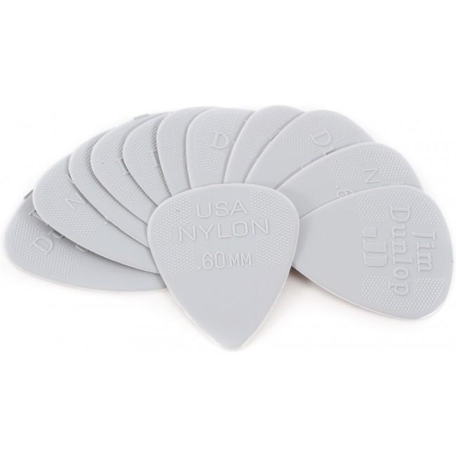 Jim Dunlop Nylon Greys Players Pack 12 Pack - (0.60mm)