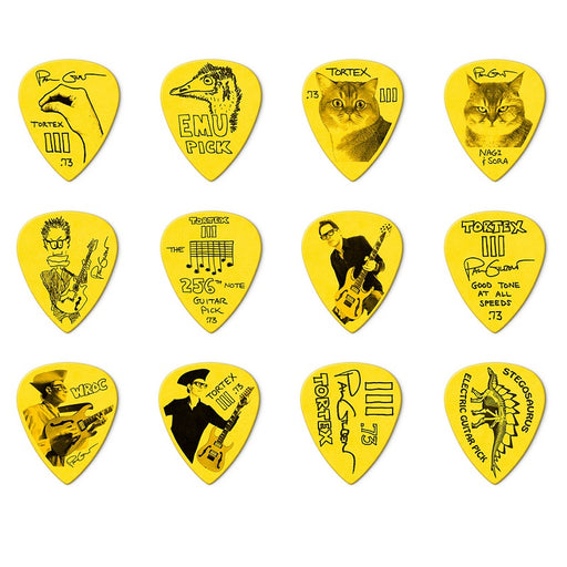 Jim Dunlop Paul Gilbert Custom Tortex TIII Player's Pick Pack