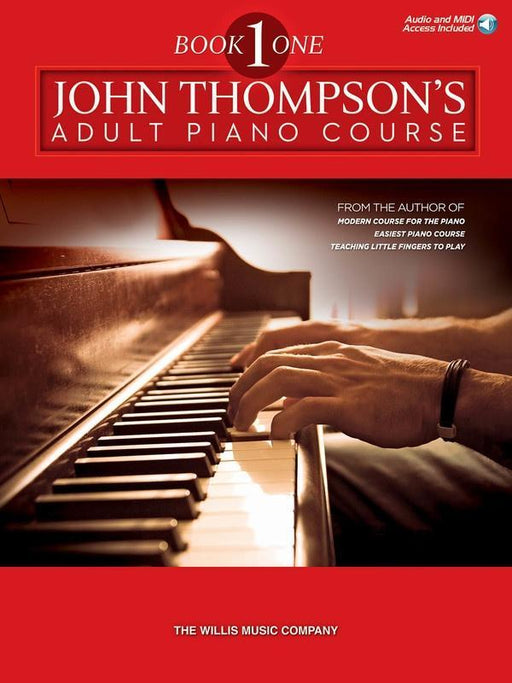 John Thompson's Adult Piano Course - Book 1, Book & Online Audio-Piano & Keyboard-Willis Music-Engadine Music
