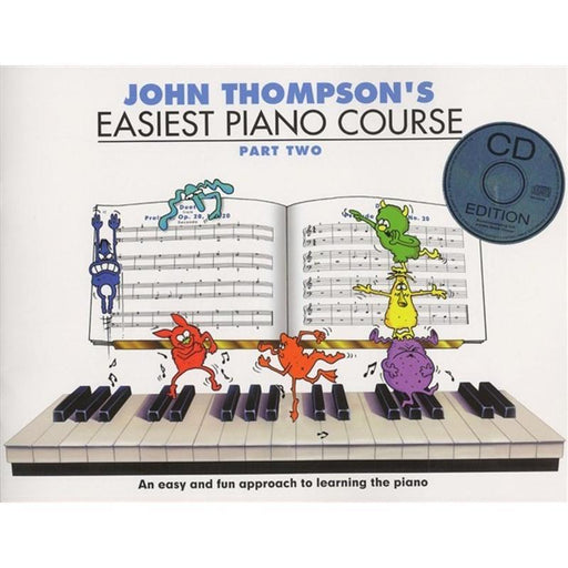 John Thompson's Easiest Piano Course - Part 2, Book & CD-Piano & Keyboard-Willis Music-Engadine Music