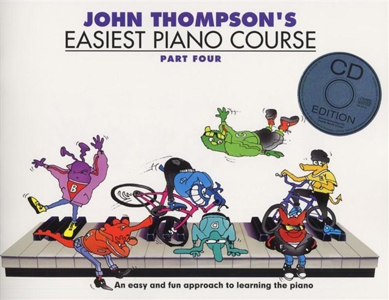 John Thompson's Easiest Piano Course - Part 4, Book & CD-Piano & Keyboard-Willis Music-Engadine Music