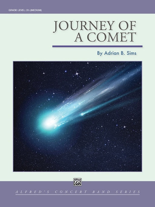 Journey Of A Comet, Adrian B. Sims, Concert Band Grade 3.5