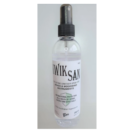 KWIK SAN Sanitiser Spray - Brass & Woodwind Instruments - 250ml
