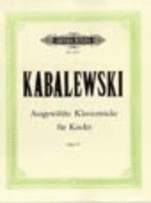 Kabalevsky - 17 Childrens Pieces Selected from Op. 27, Piano