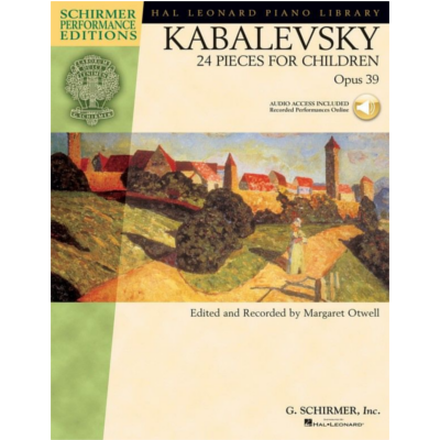 Kabalevsky - 24 Pieces for Children Opus 39, Piano Book & Online Audio-Piano & Keyboard-G. Schirmer, Inc.-Engadine Music