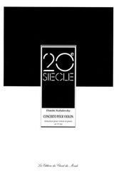 Kabalevsky - Concerto Op. 48 Violin & Piano-Strings-Chant du Monde-Engadine Music