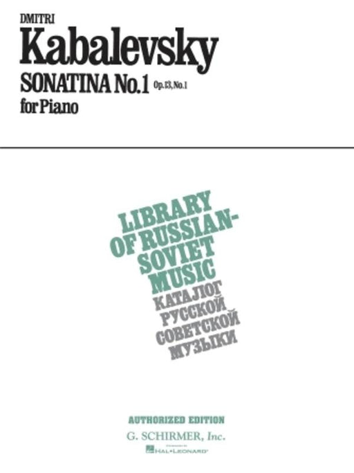 Kabalevsky - Sonatina No. 1 Op. 13, Piano