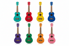 Kala Ukadelic Series Soprano Ukulele - Various Colours