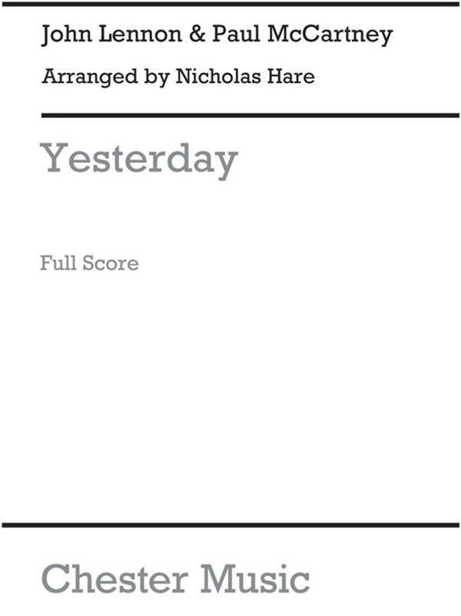 Kaleidoscope 35 Yesterday, The Beatles Flexible Ensemble-Flexible Ensemble-Chester Music-Engadine Music