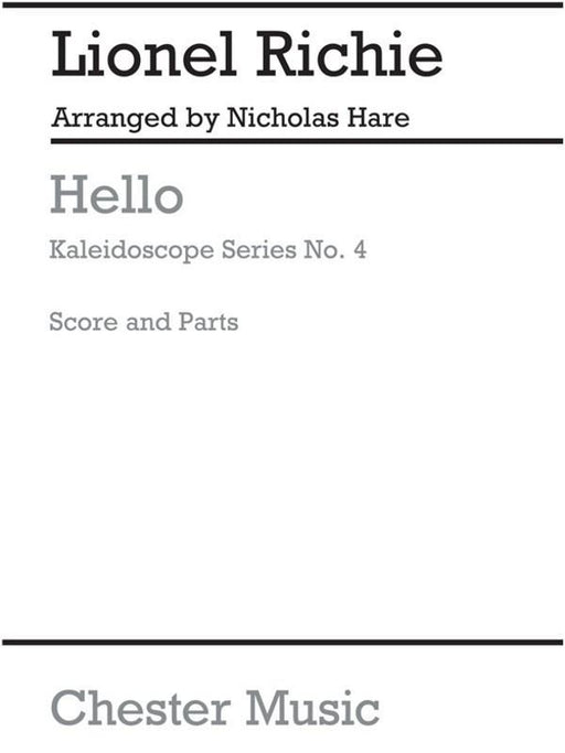 Kaleidoscope 4 Hello, Lionel Richie Flexible Ensemble-Flexible Ensemble-Chester Music-Engadine Music