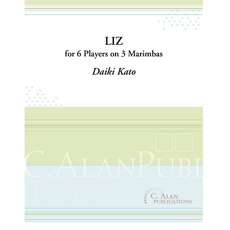 Kato - Liz for 6 Players on 3 Marimbas