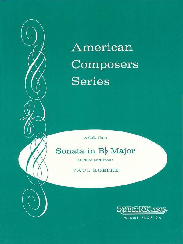 Koepke - Sonata in B-flat Major Flute/Piano-Woodwind-Rubank Publications-Engadine Music