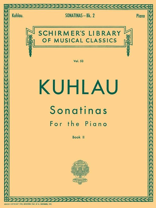 Kuhlau - Sonatinas Book 2, Piano