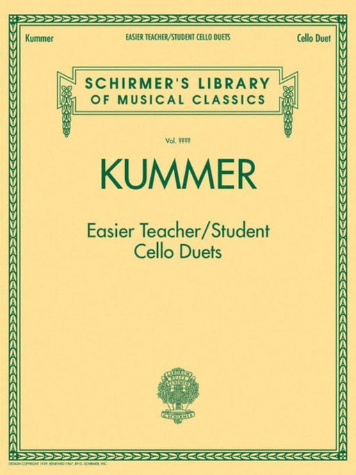 Kummer - Selected Pupi/Teacher Cello Duets-Strings-G. Schirmer, Inc.-Engadine Music