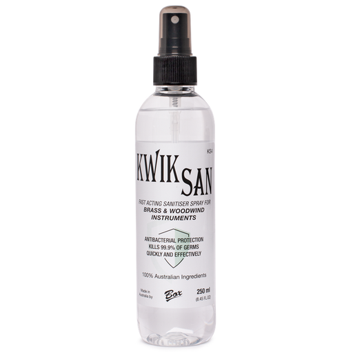 Kwik San Sanitiser Spray for Brass & Woodwind Instruments