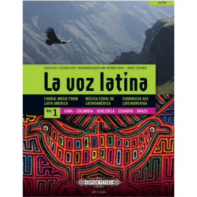 La Voz Latina - Choral Music from Latin America-Choral-Edition Peters-Engadine Music