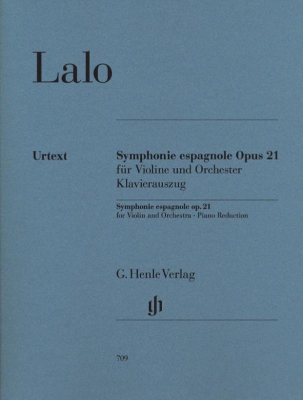 Lalo - Symphonie espagnole for Violin and Orchestra d minor Op. 21-Strings-G. Henle Verlag-Engadine Music