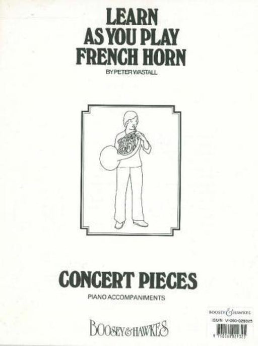Learn As You Play French Horn, Piano Accompaniment-Brass-Boosey & Hawkes-Engadine Music