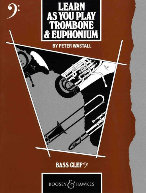 Learn As You Play Trombone and Euphonium - Bass Clef-Brass-Boosey & Hawkes-Engadine Music