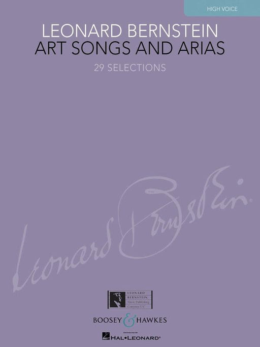 Leonard Bernstein - Art Songs and Arias, High Voice-Vocal-Boosey & Hawkes-Engadine Music