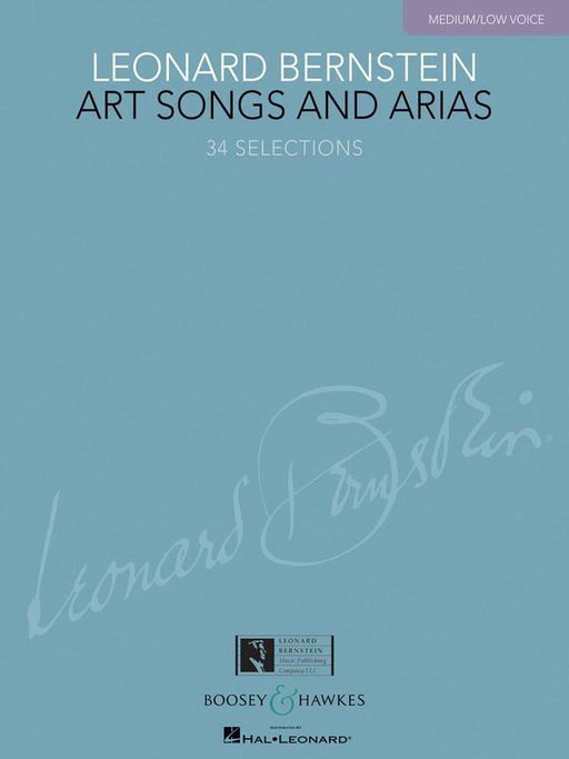 Leonard Bernstein - Art Songs and Arias, Medium/Low Voice-Vocal-Boosey & Hawkes-Engadine Music