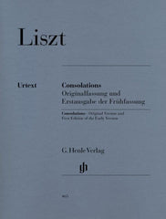 Liszt - Consolations, Piano