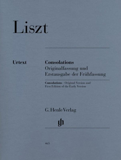 Liszt - Consolations, Piano